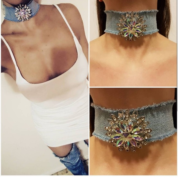 Jewelry - Kim Denim Choker